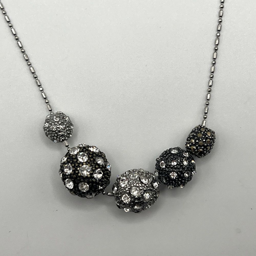 *3/$20* American Eagle silver tone rhinestone necklace